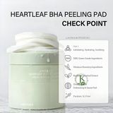 Celimax - Ji Woo Gae Heartleaf BHA Peeling Pads - 60 Stuks - Exfoliërende Pads
