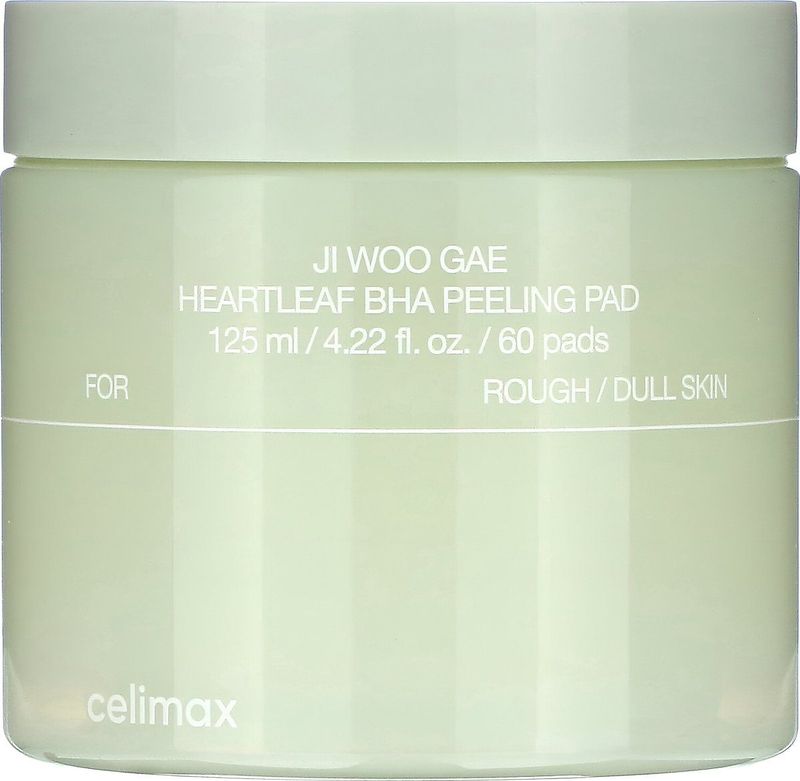 Celimax - Ji Woo Gae Heartleaf BHA Peeling Pads - 60 Stuks - Exfoliërende Pads