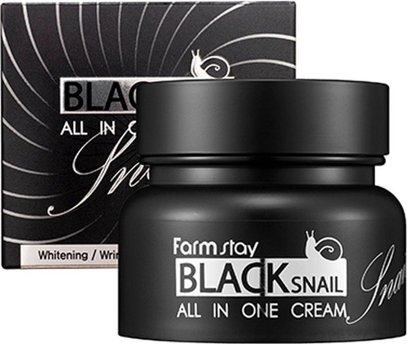 Farmstay - Black Snail All-In One - Gezichtscrème - 100 ml - Slakken Extract