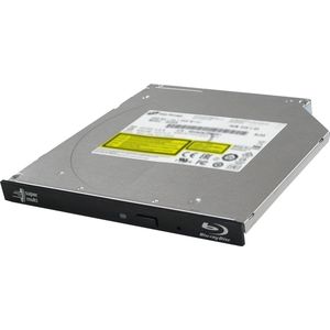 Hitachi-LG BU40N Internal UHD Blu-Ray/DVD Drive/Burner, Slim 9.5 mm Rewriter for Laptop, Desktop PC, Windows 10 Compatible, Ultra HD 4K Playback, M-Disc Support (Bare Drive)