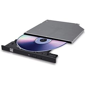 HLDS DVD±RW/±R UltraSlim [SATA] GUD1N/9.5 zwart (los) platte standaard frontpaneel