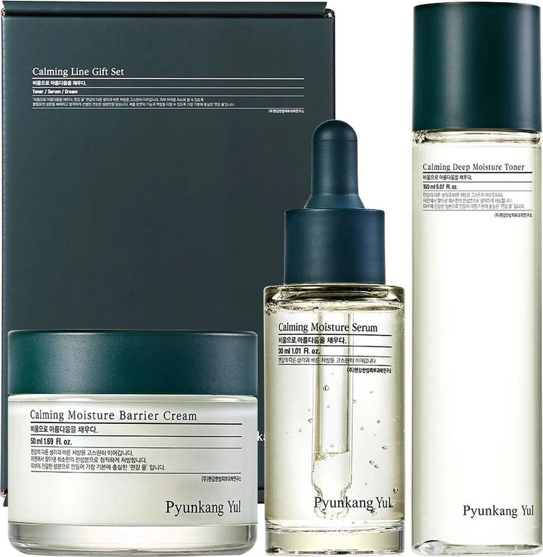 Pyunkang Yul - Calming Gift Set - Gezichtsverzorging - Toner, Serum, Moisturizer