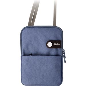 Alife Zip portemonnee Nek, Blauw