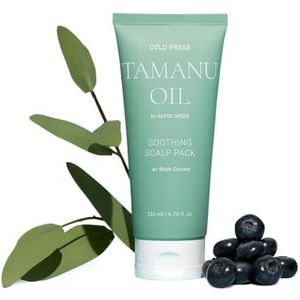 RATED GREEN - Cold Press Tamanu Oil Soothing Scalp - Gezichtsmasker - Natuurlijk - 200ml