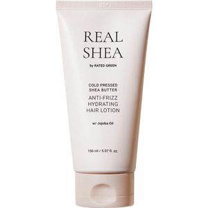REAL SHEA Anti-frizz hydraterende haarlotion, 150 ml