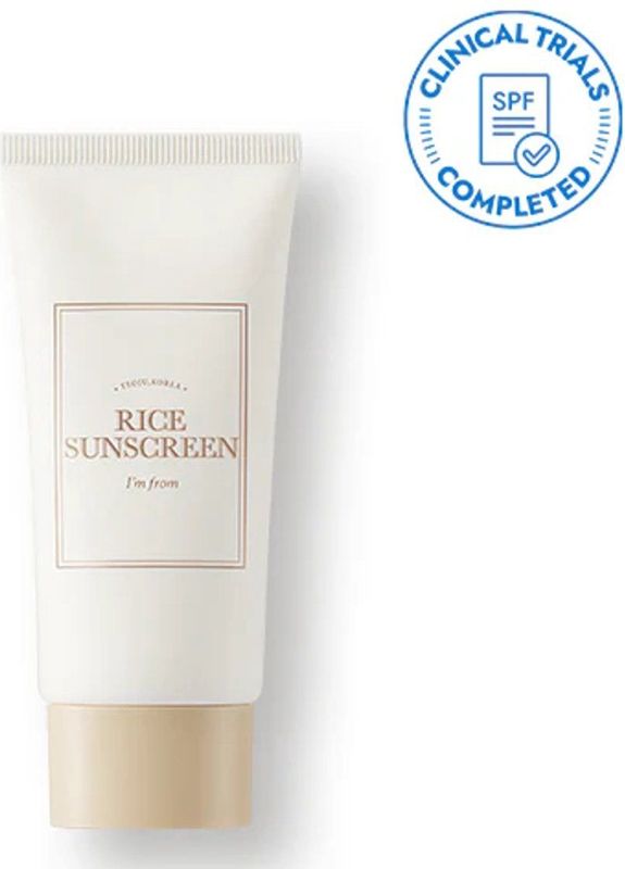I'M FROM - Rice Sunscreen - 50 ml - SPF50+ PA++++ - Minerale Bescherming
