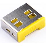 Smart Keeper - SmartKeeper Basic - USB-A Port Blocker - Geel - 6 Stuks