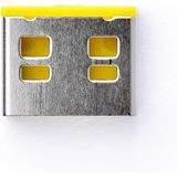 Smart Keeper - SmartKeeper Basic - USB-A Port Blocker - Geel - 6 Stuks