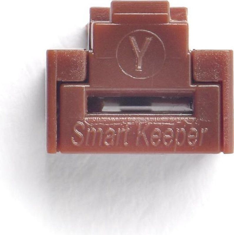 SmartKeeper Essential RJ45-poortblokkering zonder Lock Key Basic/bruin, 12 stuks
