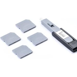 Smart Keeper - SD-Portblokker - Grijs - 4 x SD-poorten - Inclusief Sleutel