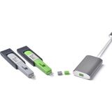 Smart Keeper - Mini Display Port Sloten - 4 Stuks - Grijs - Kunststof