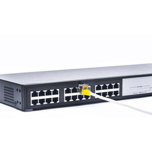 SmartKeeper Essentieel/5 x LAN-kabelsloten met 1 x Lock Key Basic/oranje