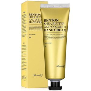 Benton - Shea Butter and Coconut - Handcrème - 50 g - Natuurlijke Formule