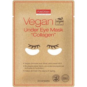 Purederm Vegan Under Eye Mask vegan eye flakes met collagen 30 pieces