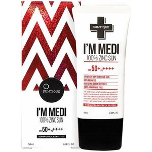 Suntique - I'm Medi 100% Zinc Sun - Zonnebrand - SPF 50+ - Vegan