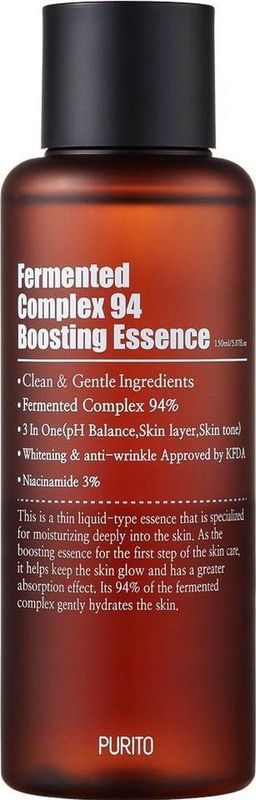 Purito - Fermented Complex 94 Boosting Essence - 150ml - Veganistisch - Dierproefvrij