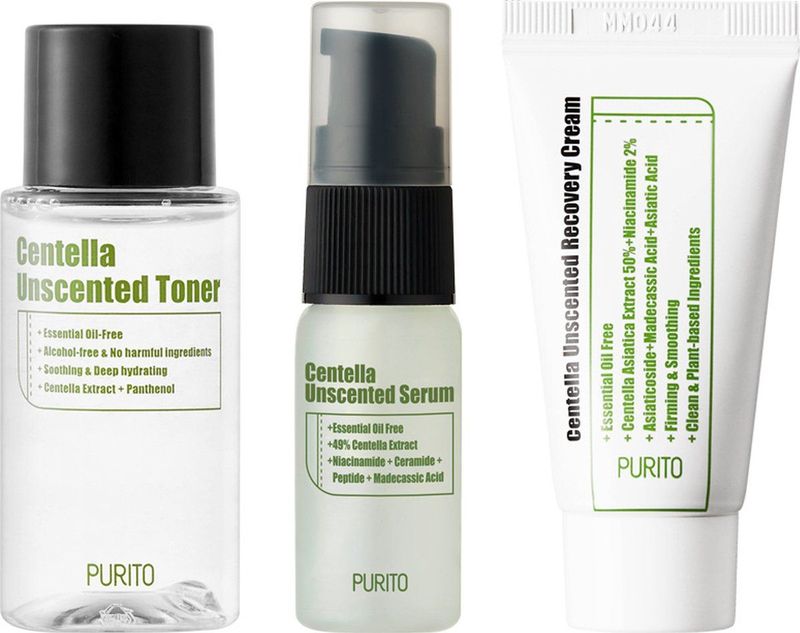 Purito - Wonder Releaf Centella Mini Kit - Gezichtsverzorging - Unscented