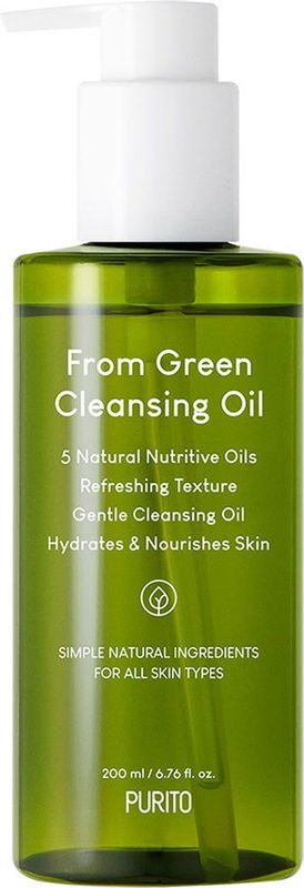 Purito - From Green Cleansing Oil - Refill - 200 ml - Natuurlijke Oliën