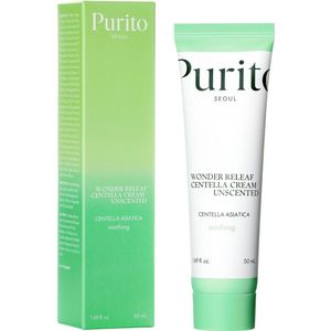 Purito - Wonder Releaf Centella Cream - Gezichtscrème - Geurloos - 50 ml