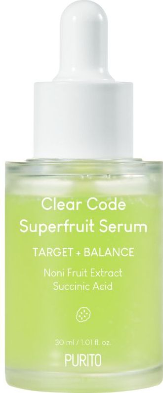 Purito - Clear Code Superfruit Serum - Gezichtsverzorging - Transparant - 50ml