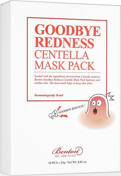 Benton - Goodbye Redness - Gezichtsmasker - Centella Asiatica - Hydraterend