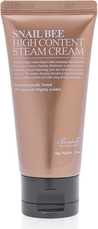 Benton - Slak Bij Stoomcrème - Gezichtscrème - Natuurlijke Extracten