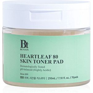Benton - Heartleaf 80 Skin Toner Pad - 80% Hartbladextract - Hydratatie