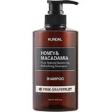 KUNDAL - Honey & Macadamia - Natuurlijke Shampoo - Pink Grapefruit - 500 ml