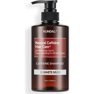 KUNDAL - Caffeine Shampoo - White Musk - Natuurlijke Shampoo - 500 ml