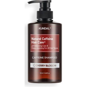 KUNDAL - Caffeine Shampoo - Cherry Blossom - Natuurlijke Shampoo - 500 ml