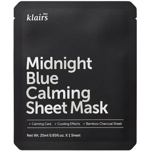 Midnight Blue - Calming Sheet Mask - Verkoelend - Huidverzorging