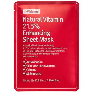 By Wishtrend Natural Vitamin 21.5% Enhancing Sheet Mask