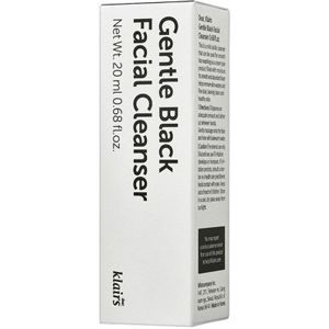 Klairs - Gentle Black Facial Cleanser - 20 ml - Gezichtsreiniger