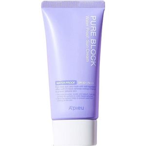 A'pieu Pure Block Natuurlijke Waterdichte Zonnecrème SPF50+ PA+++ - 50 ml