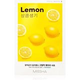 Missha - Airy Fit Sheet Mask Lemon - Gezichtsmasker - Citroenextract