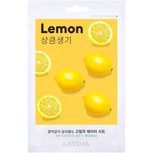 Missha - Airy Fit Sheet Mask Lemon - Gezichtsmasker - Citroenextract