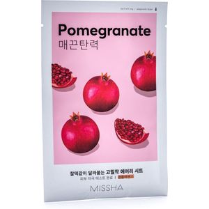 Missha - Airy Fit Sheet Mask - Granaatappel - 1 stuk