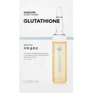 Missha - Mascure Whitening Solution Sheet Mask - Glutathion - 28 ml