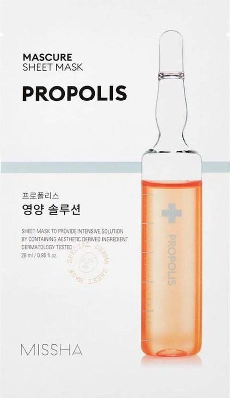 MISSHA - Voedend Gezichtsmasker - Propolis - Hydraterend - 1 Stuk