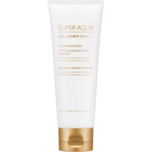Missha - Super Aqua Cell Renew - Cleansing Foam - 100 ml - Slakkenschuimreiniger