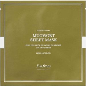 I'm from Mugwort - Kalmerend Sheet Mask - 23 ml - Voor Gevoelige Huid