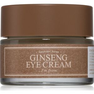 I'm from Ginseng Verhelderende Oogcrème tegen wallen en donkere kringen 30 gr