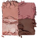 Oogschaduwpalet - 4 Tintenset - Matte en Glitter - Langdurige Formule