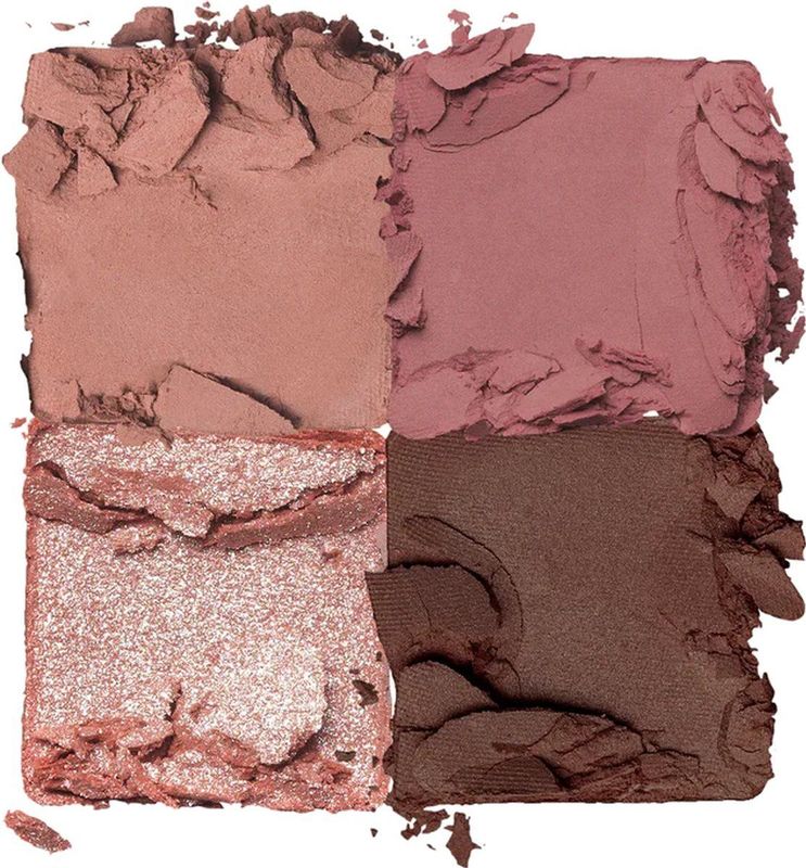 Oogschaduwpalet - 4 Tintenset - Matte en Glitter - Langdurige Formule