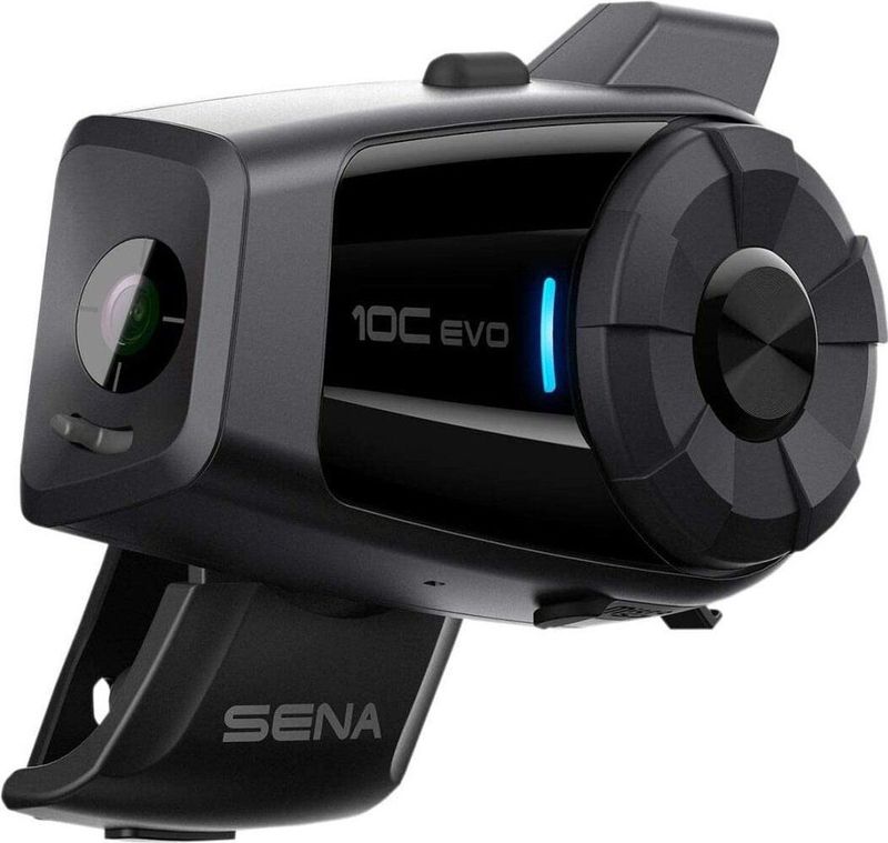 Sena - 10C EVO - Intercom Met Camera - Zwart - 4K Video-opname
