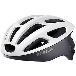 Sena R1 slimme fietshelm (mat wit, L)