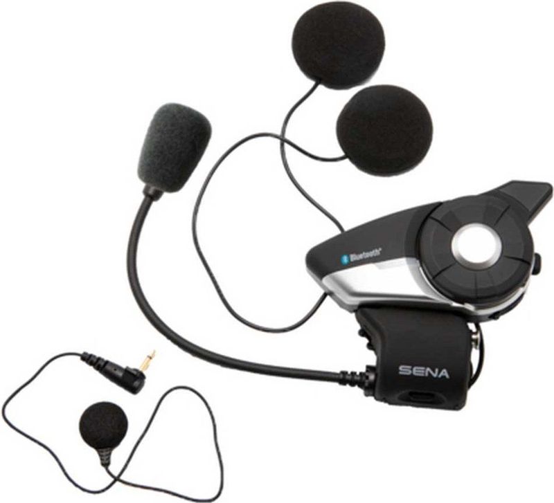 SENA - 20S EVO DUO - Motorfietsintercom - Zwart, Zilver - Bluetooth 4.1