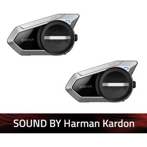 Sena 50S Harman Kardon, communicatiesysteem tweelingset, zwart/zilver