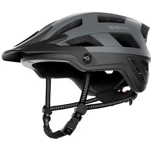 Sena M1 Mountainbikehelm - Matgrijs - Geïntegreerd Audio-Communicatiesysteem