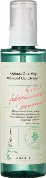 AXIS-Y Quinoa One-Step Balanced Gel Cleanser - 180 ml - Gezichtsreiniger - Geltextuur